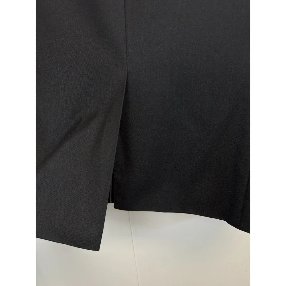 Roundtree & Yorke Men's 42R Jacket Blazer Worsted‎ Wool Navy Blue Twill Vented